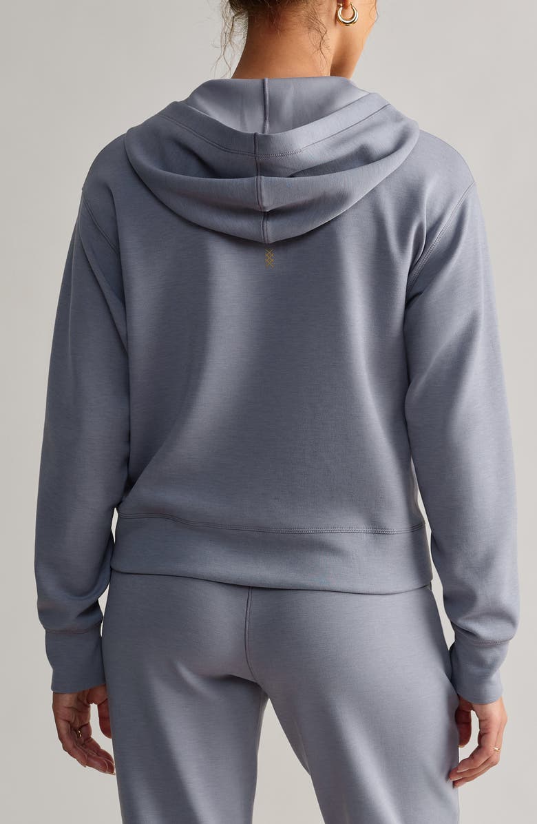 Rhone DreamGlow Full Zip Hoodie, Alternate, color, Grey Silver