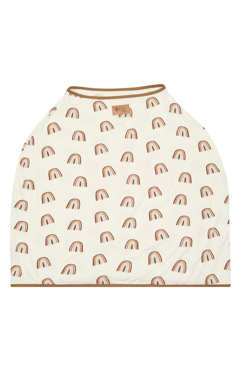 Kyte BABY Rainbow Car Seat Cover, Main, color, Coffee Rainbow