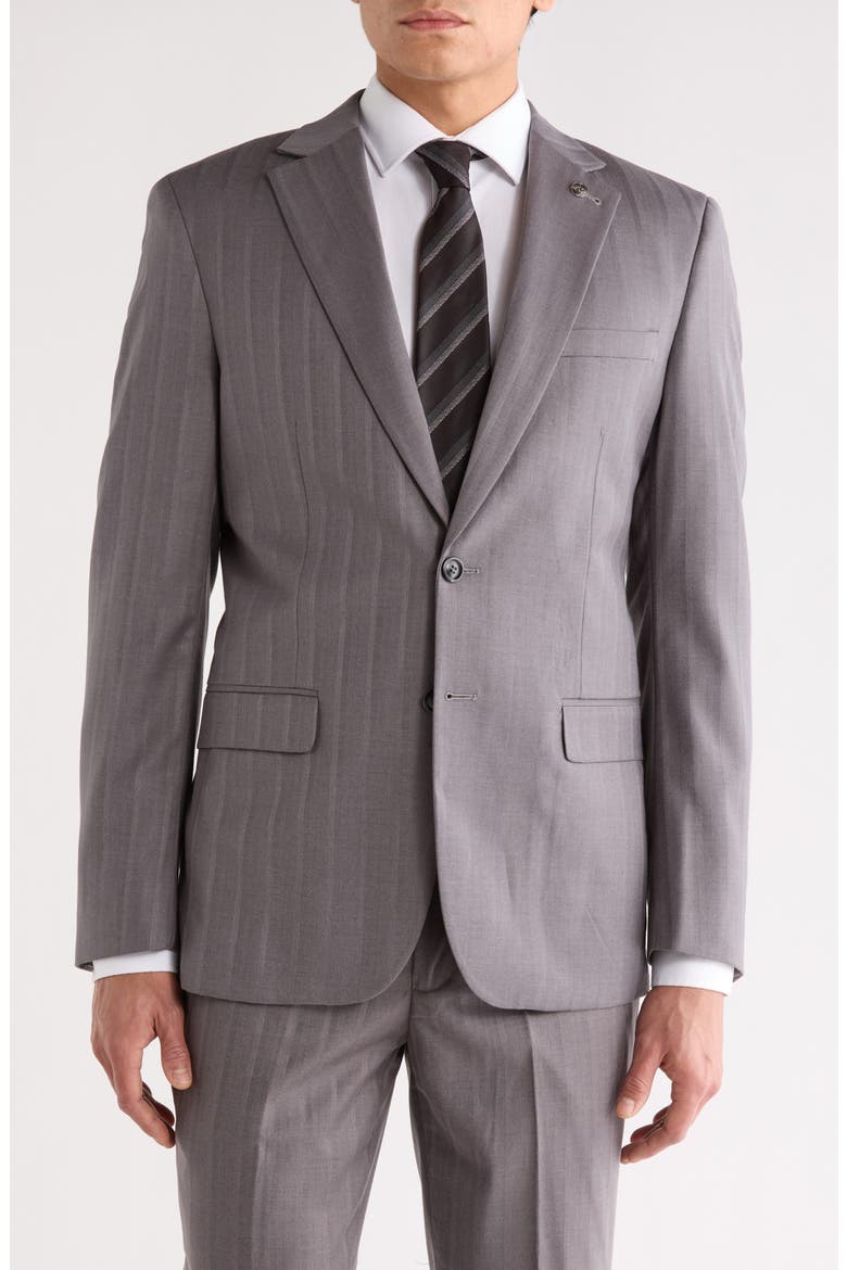Slim Fit Blazer, Main, color, GREY
