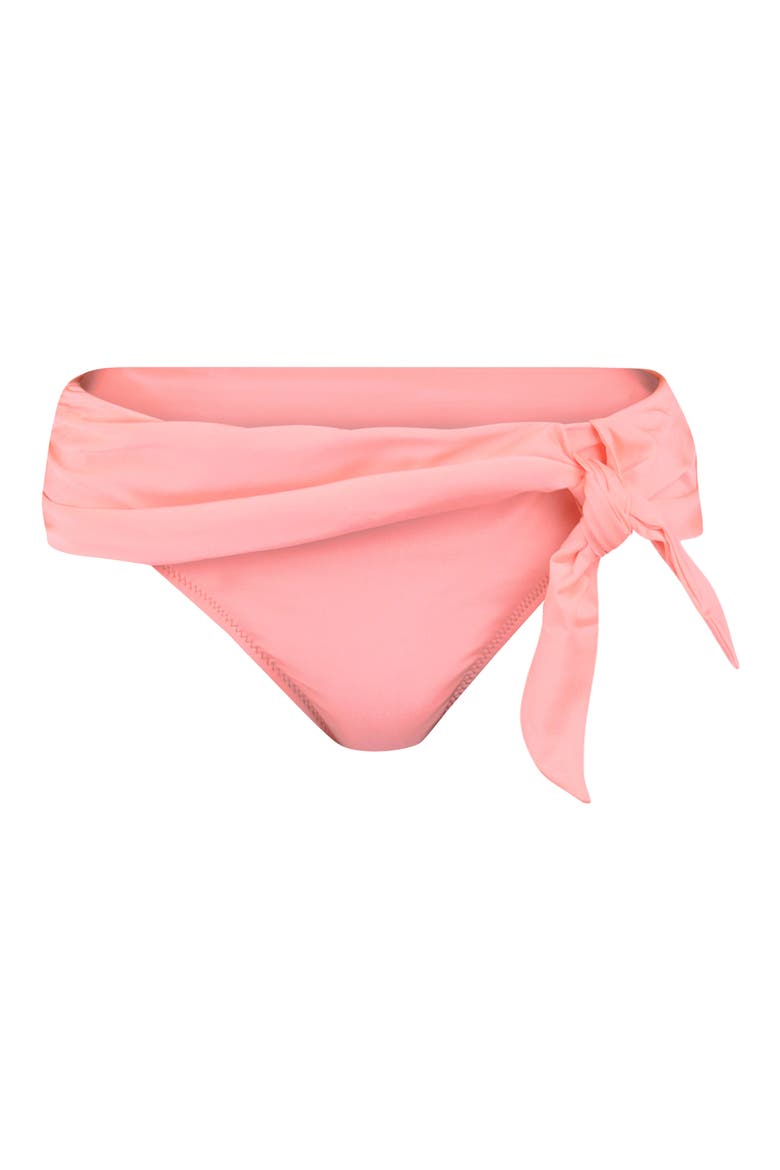 Solid Sash Hipster Bikini Bottoms, Alternate, color, BLOSSOM