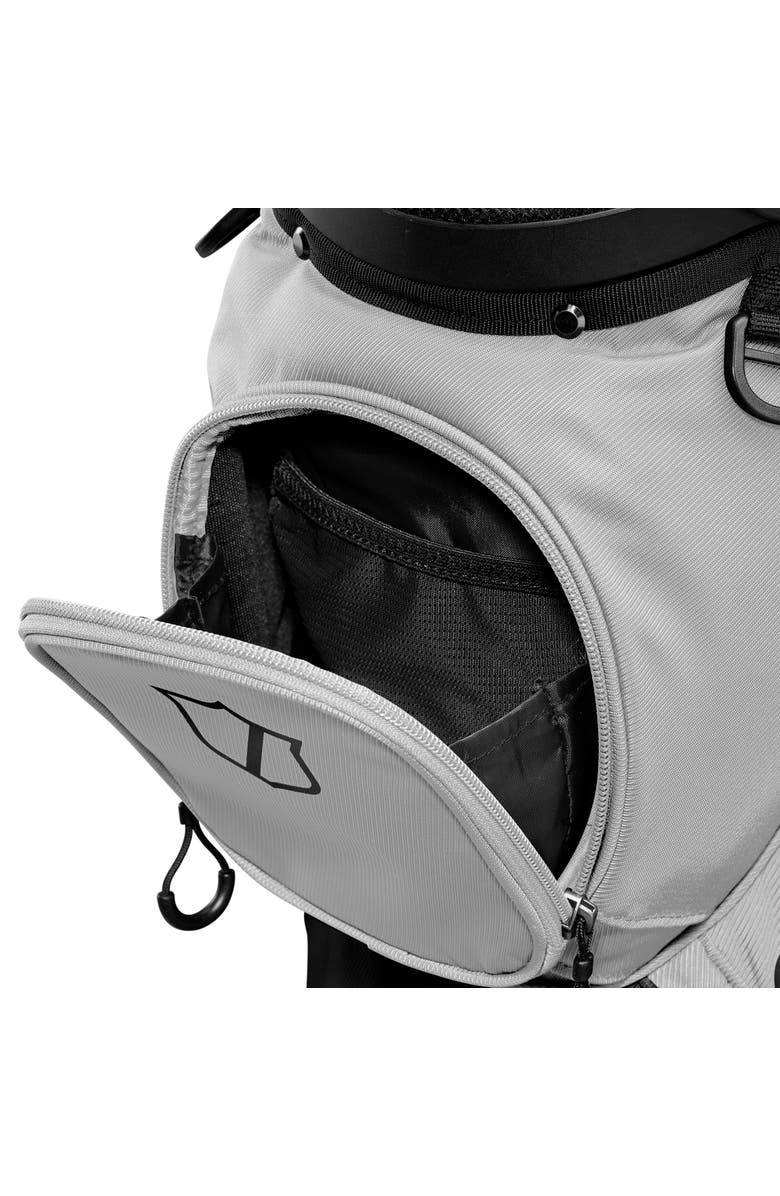 WILSON Talus 14 Golf Stand Bag, Alternate, color, Black/Grey/Yellow