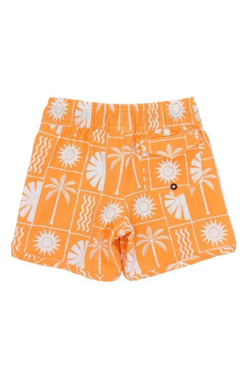Shop Feather 4 Arrow Indo Sun Board Shorts In Golden Sun