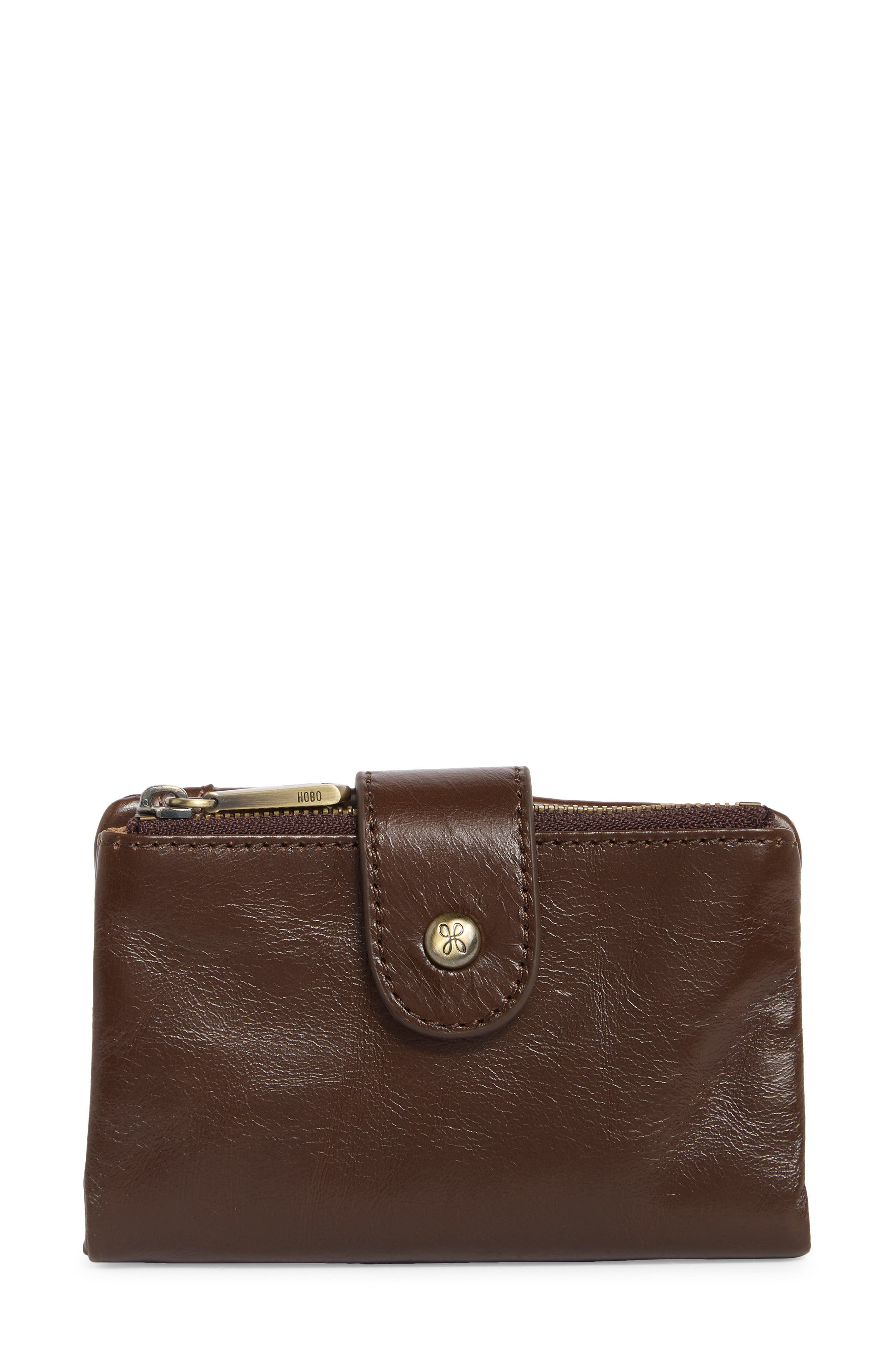 Hobo Ray Leather Bifold Wallet In Espresso