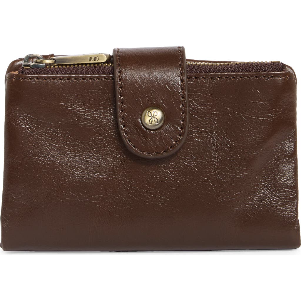 Hobo Ray Leather Bifold Wallet In Espresso