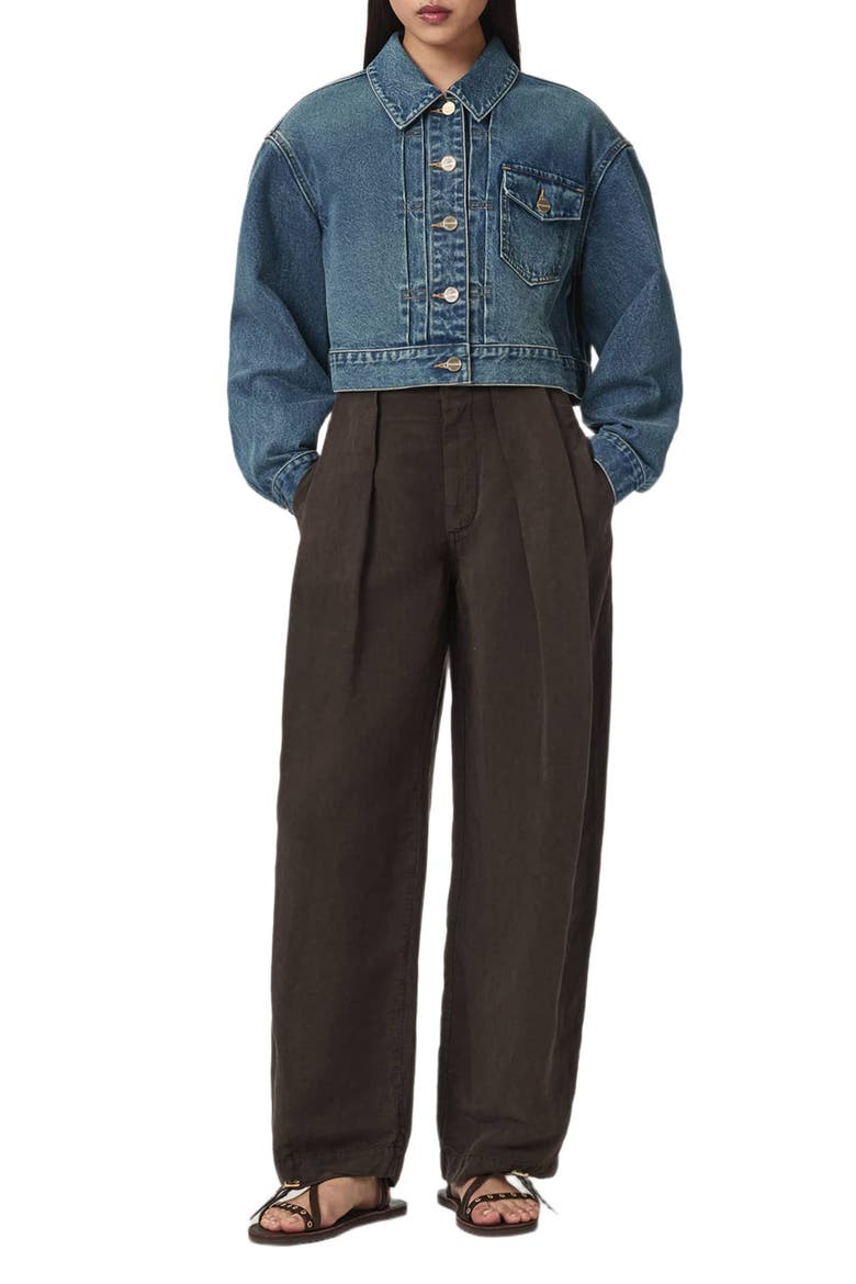 Blink Cropped Jacket, Alternate, color, TINTED INDIGO