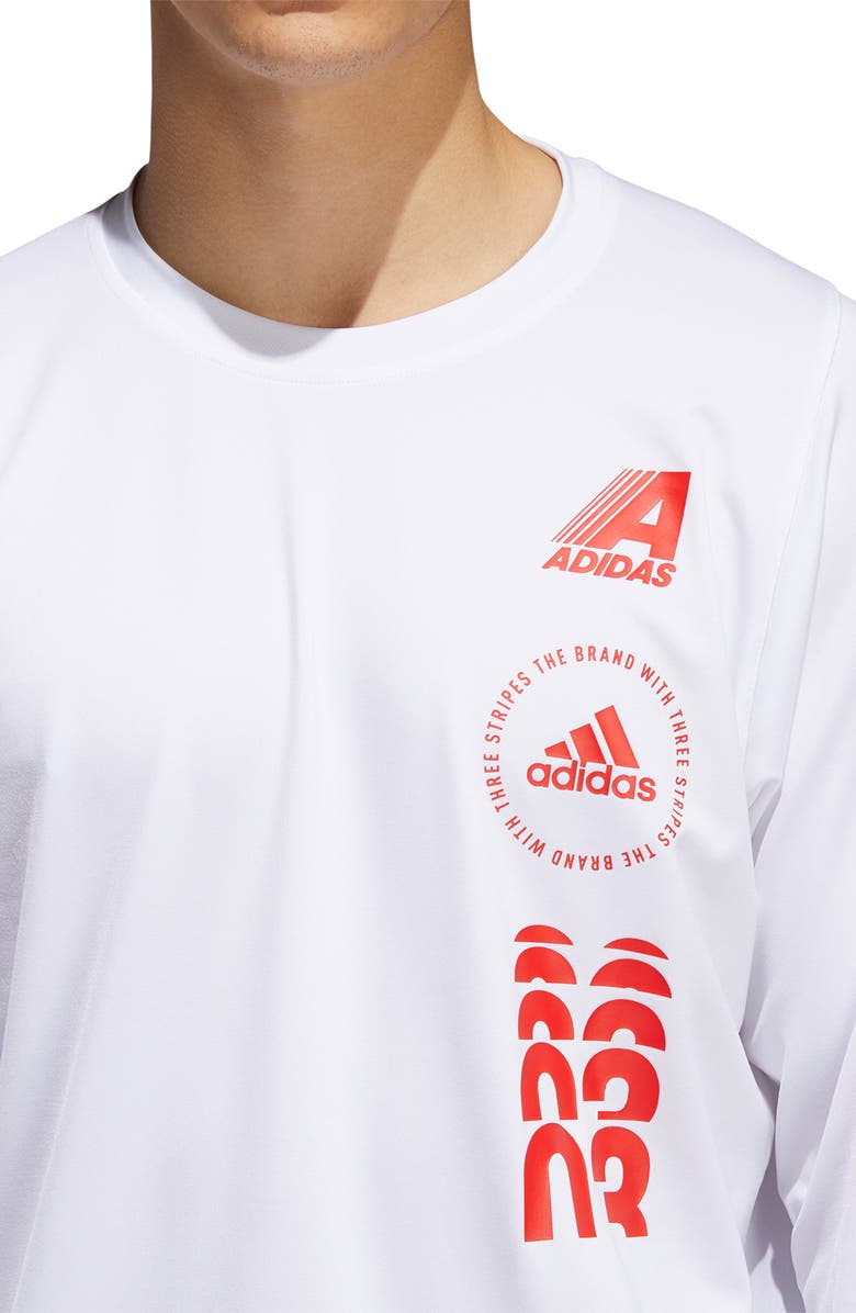 adidas Moto Pack FreeLift Long Sleeve T-Shirt, Alternate, color,