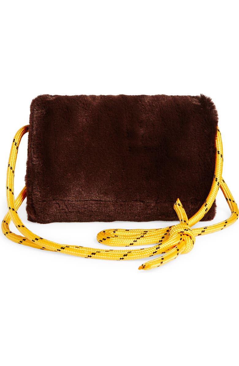 KkCo Faux Fur Muff Crossbody Bag, Alternate, color,