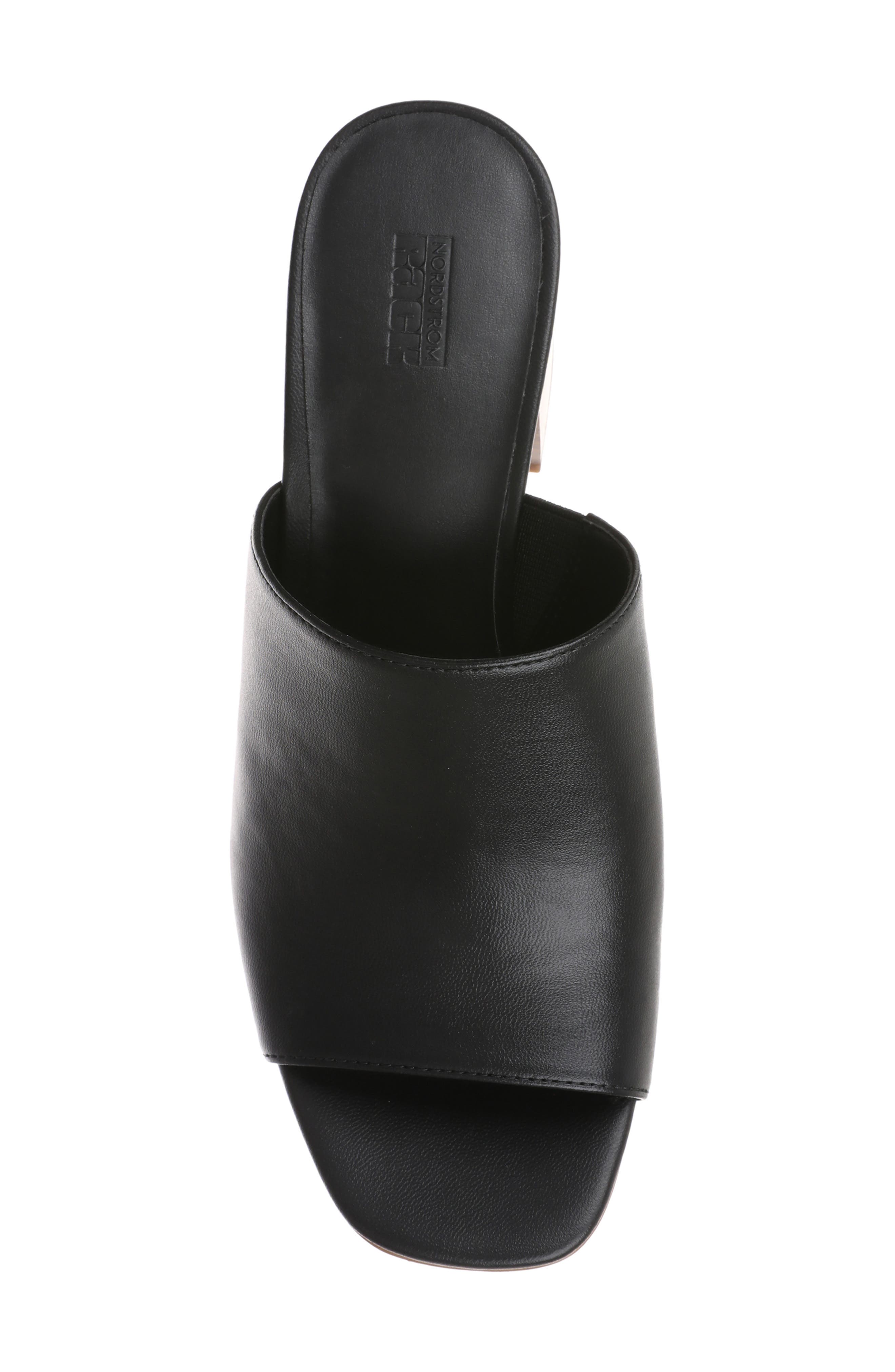 NORDSTROM RACK Lacey Block Heel Sandal, Alternate, color, Black