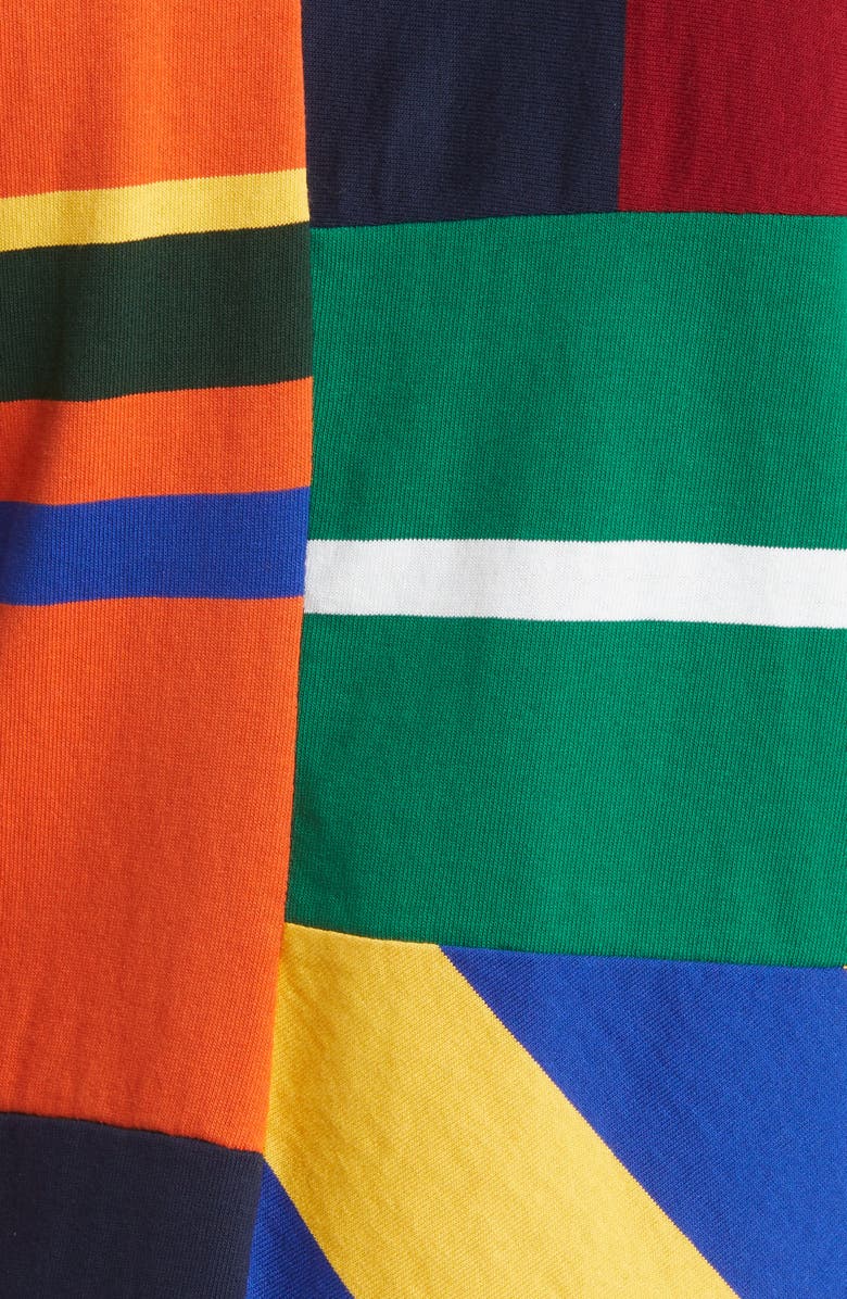 Polo Ralph Lauren Men's Classic Fit Colorblock Long Sleeve Polo, Alternate, color, 