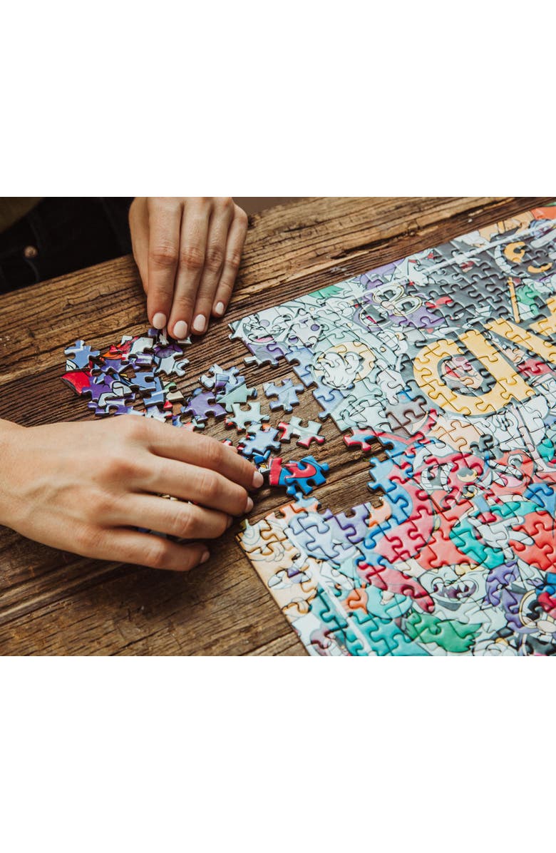 Toynk Cuphead and Mugman Collage 1000-Piece Jigsaw Puzzle | Toynk Exclusive, Alternate, color, Multi-Color
