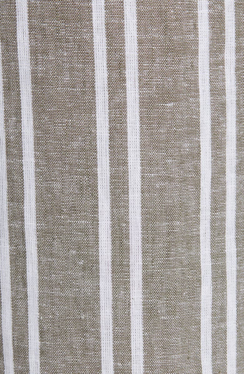 beachlunchlounge Lennon Tie Waist Linen & Cotton Jumpsuit, Alternate, color,