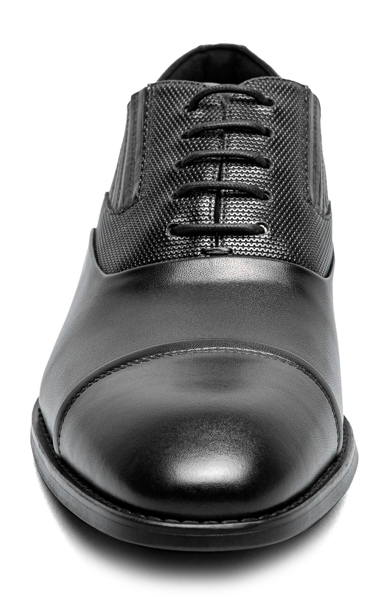 Stacy Adams Lucas Wingtip Oxford, Alternate, color, Black
