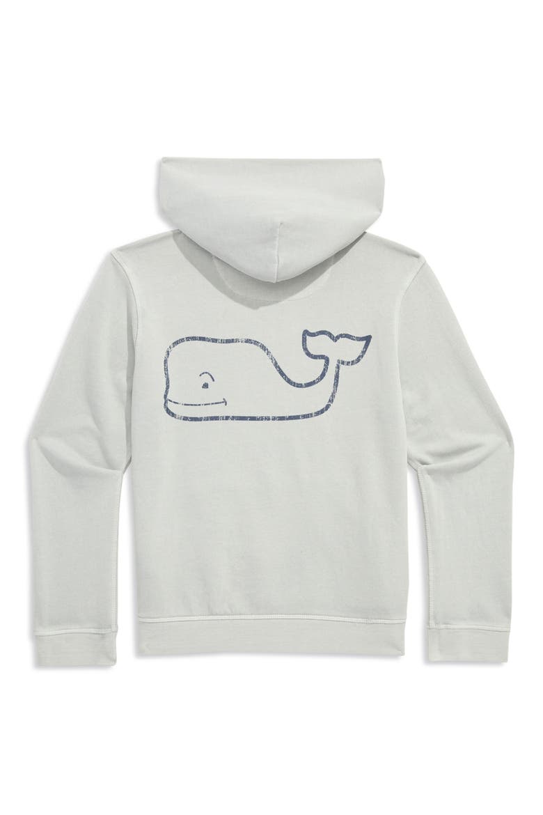 Kids' Vintage Whale Graphic Hoodie, Alternate, color, GRANITE