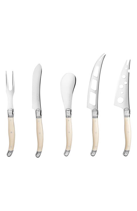 Artisan 5-Piece Assorted Laguiole Cheese Knives