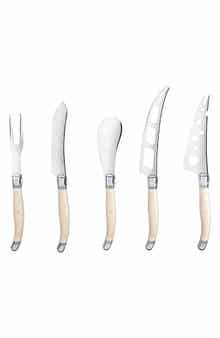 FRENCH HOME Artisan 5-Piece Assorted Laguiole Cheese Knives