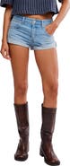 Free People Cali Cuffed Low Rise Denim Shorts