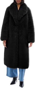 AZALEA WANG Bcardi Faux Fur Coat
