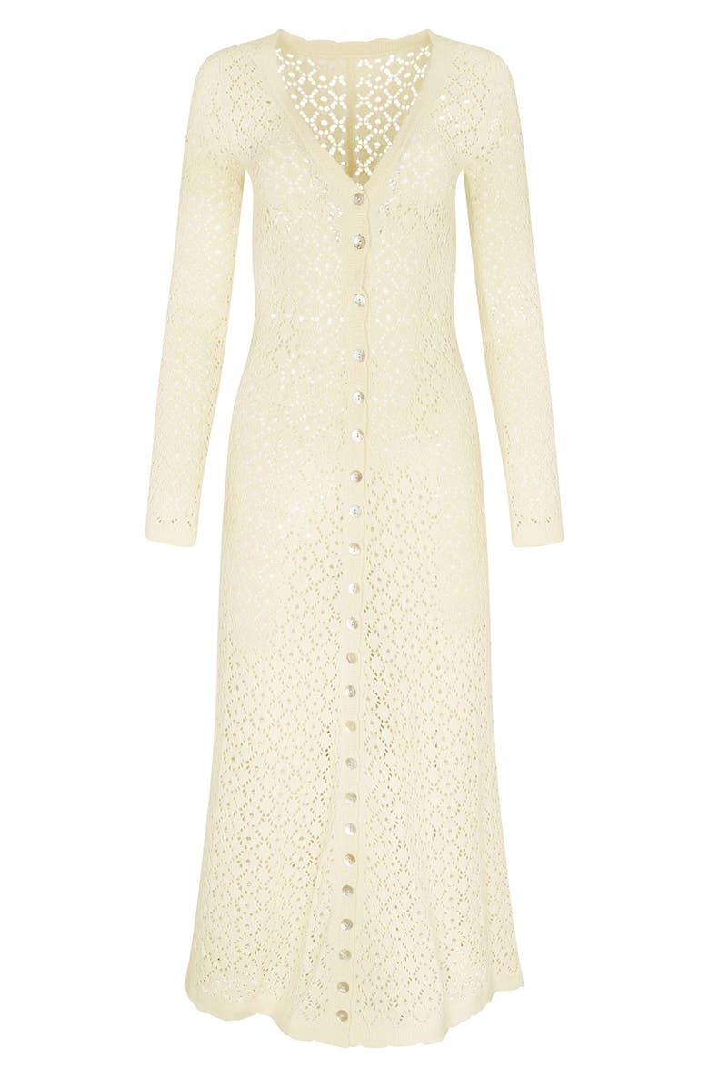 Capittana Alexandra Long Sleeve Cover-Up Maxi Dress, Alternate, color, 