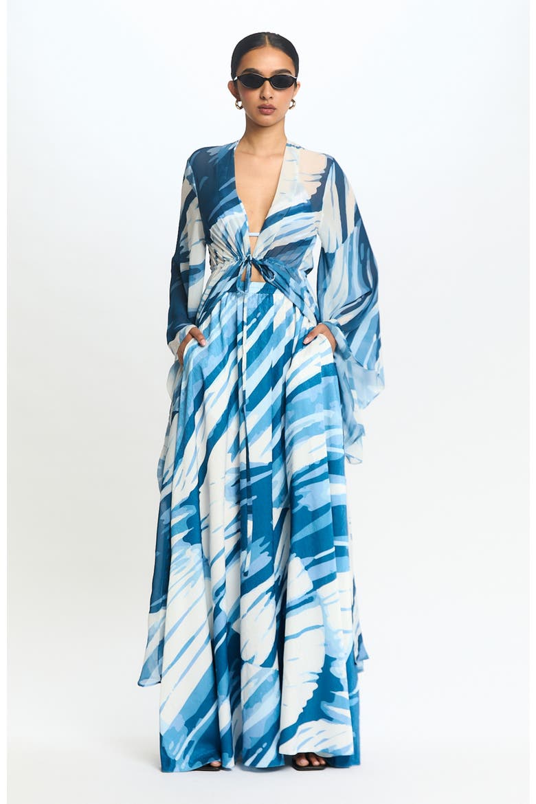 Loa Jant Wide Leg Pants, Alternate, color, Loa Blu