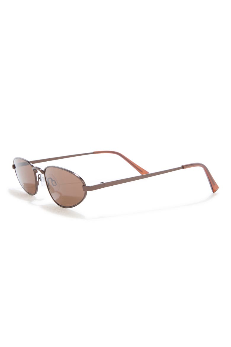 Cat Eye Sunglasses, Alternate, color, BROWN