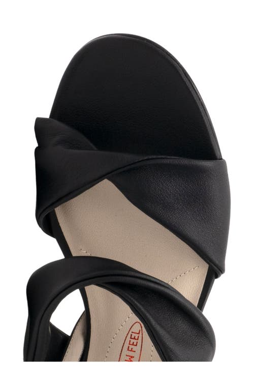 Amalfi By Rangoni Estro Slingback Sandal In Black Etoile - Silver Buckle