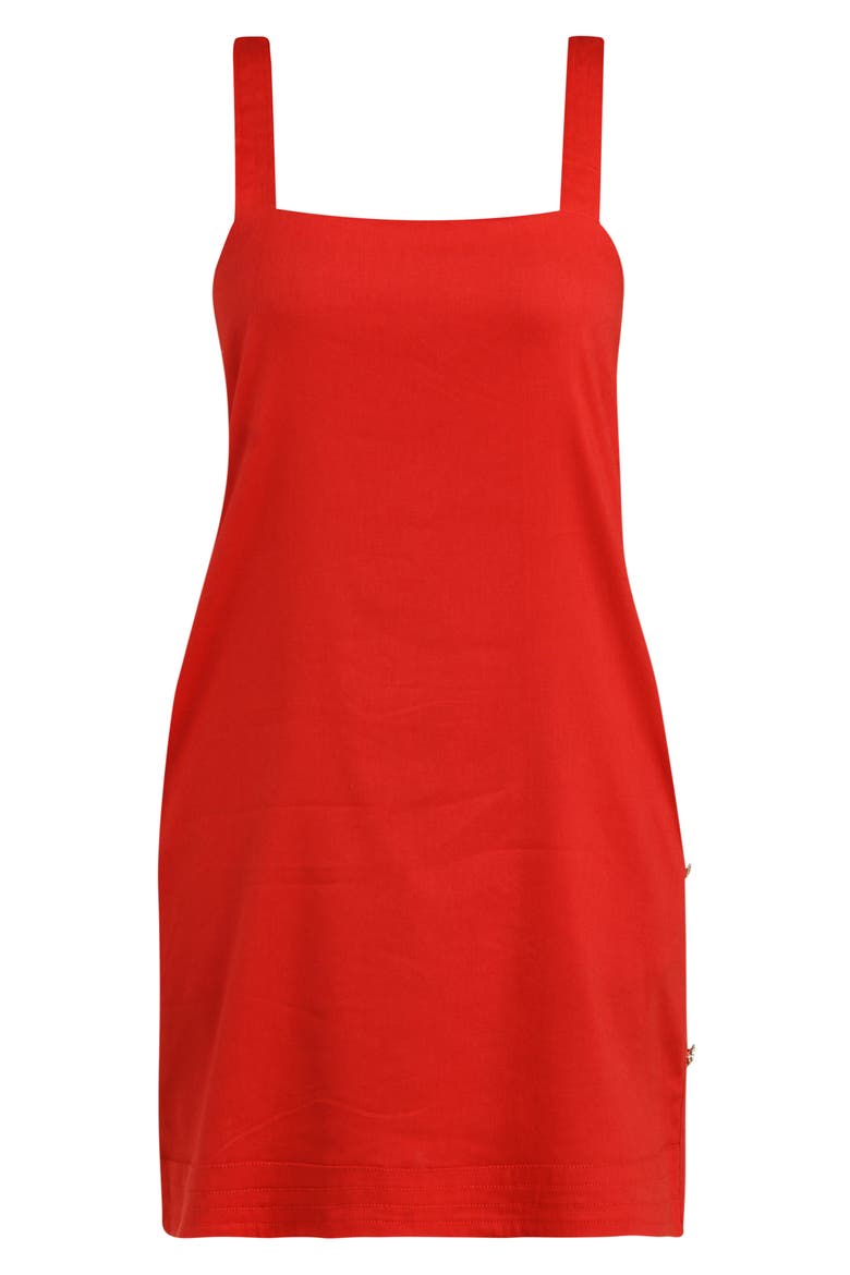 Harbor Breeze Cover-Up Dress, Alternate, color, RUBY