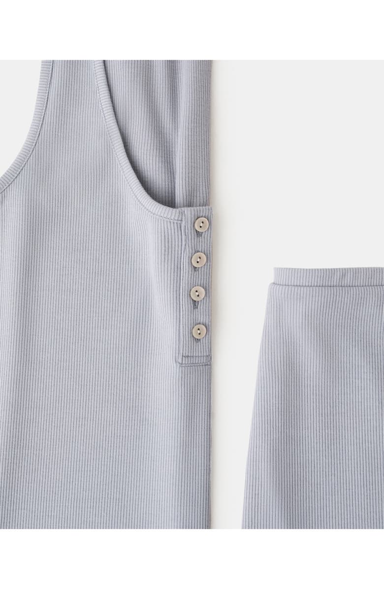 MANGO Rib Pajama Top, Alternate, color, Grey