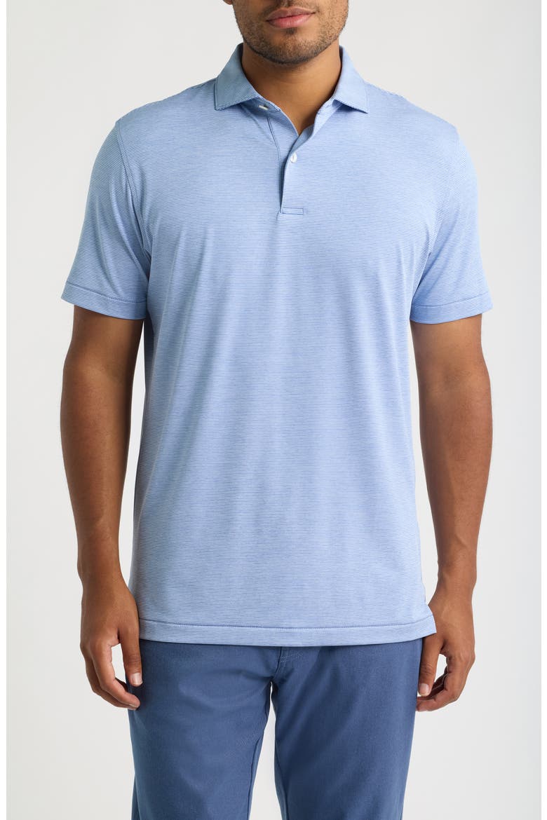 Crown Crafted Performance Jersey Polo, Main, color, WINDY BLUE