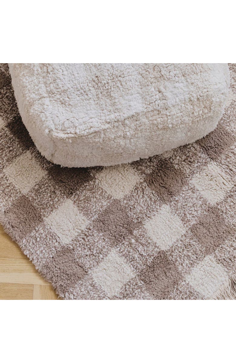 Lorena Canals Washable Rug Vichy, Alternate, color, Marron, Natural