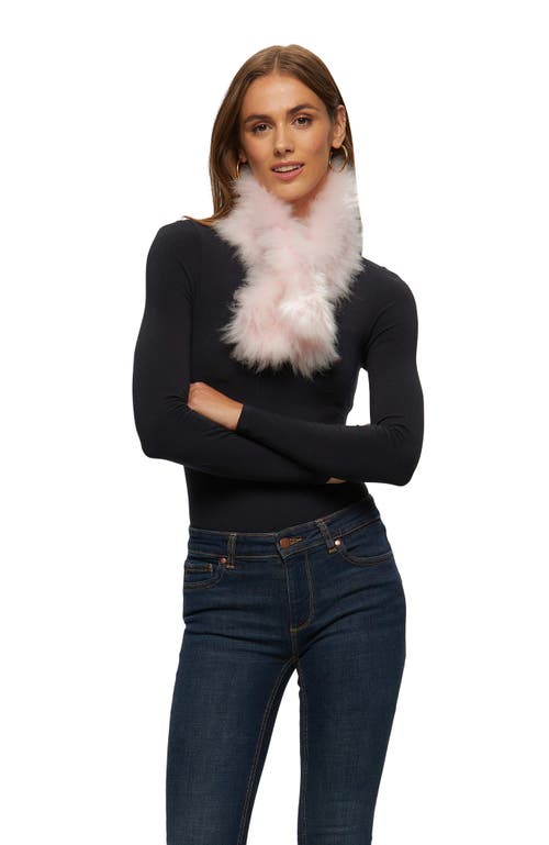 Gorski Knit Cashmere Goat Pull-through Scarf In Blue