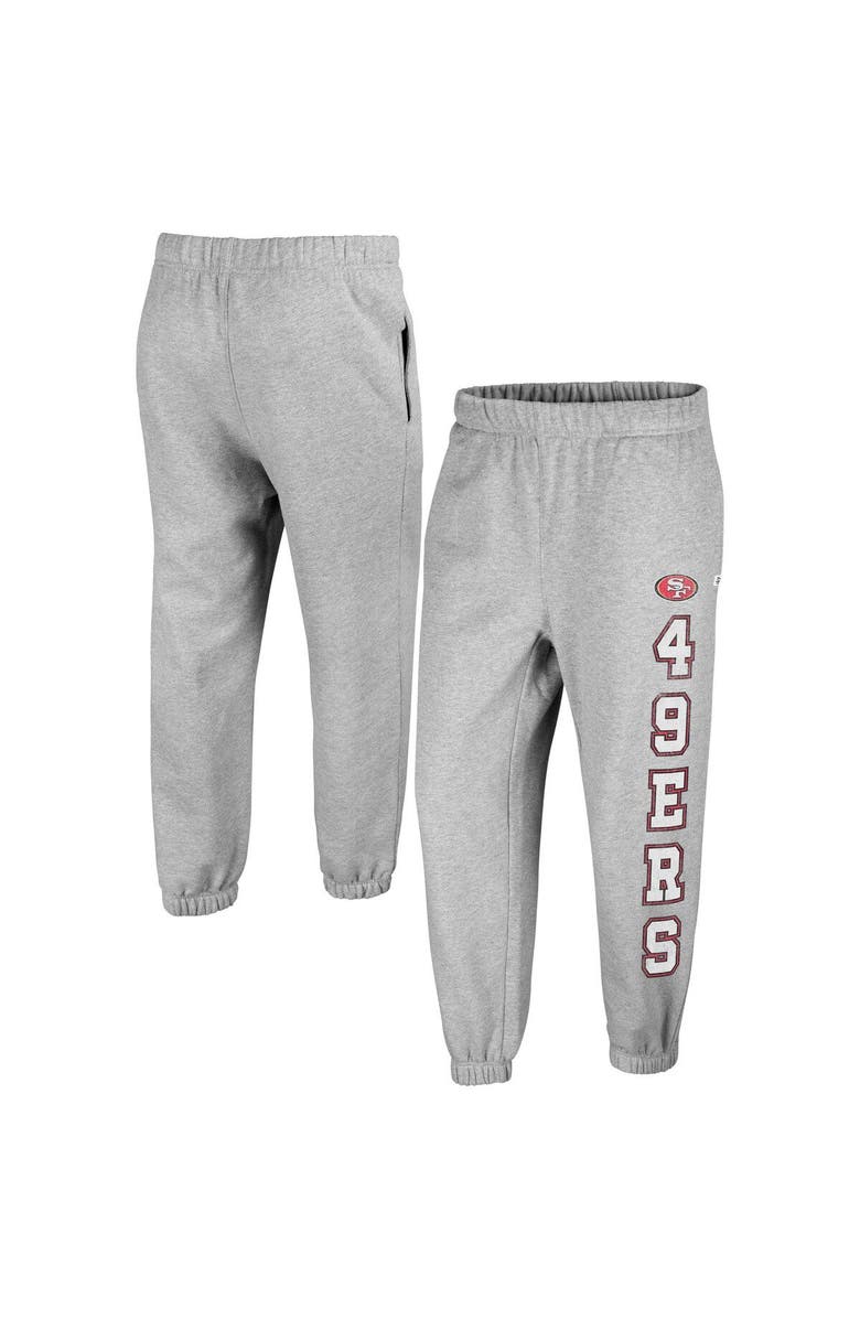 '47 Women's '47 Gray San Francisco 49ers Double Pro Harper Jogger Sweatpants, Main, color, 