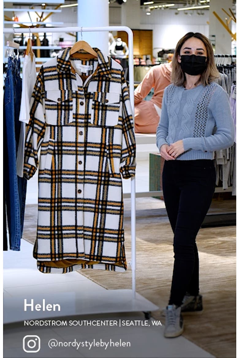 Plaid Long Shirt Jacket video