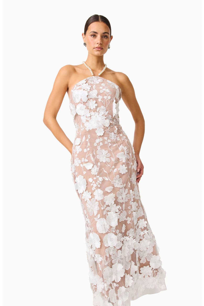Jules Halter Dress, Alternate, color, WHITE