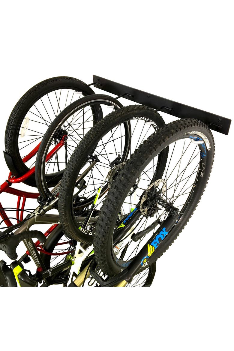 Blackstone Bike Storage Rack | 4 Bikes | Black, Alternate, color, Black