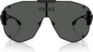Versace Medusa Medallion 142mm Shield Sunglasses