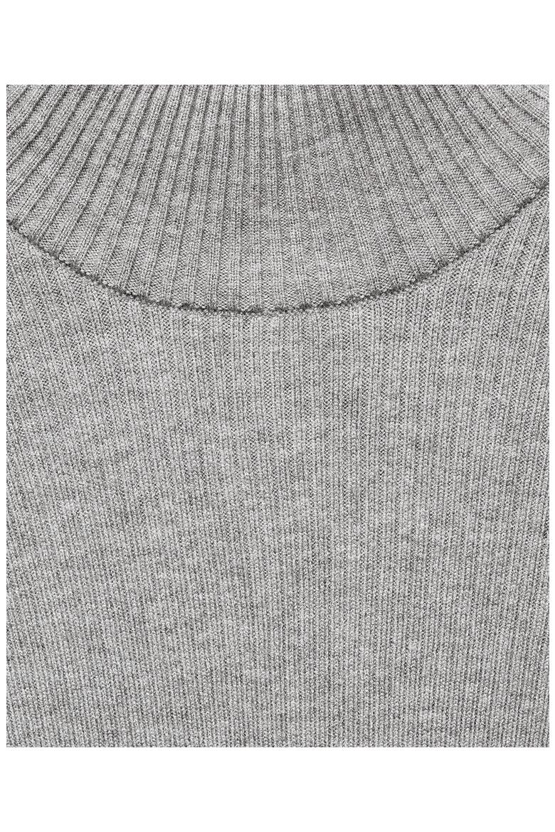 Rib Turtleneck Sweater, Alternate, color, GREY