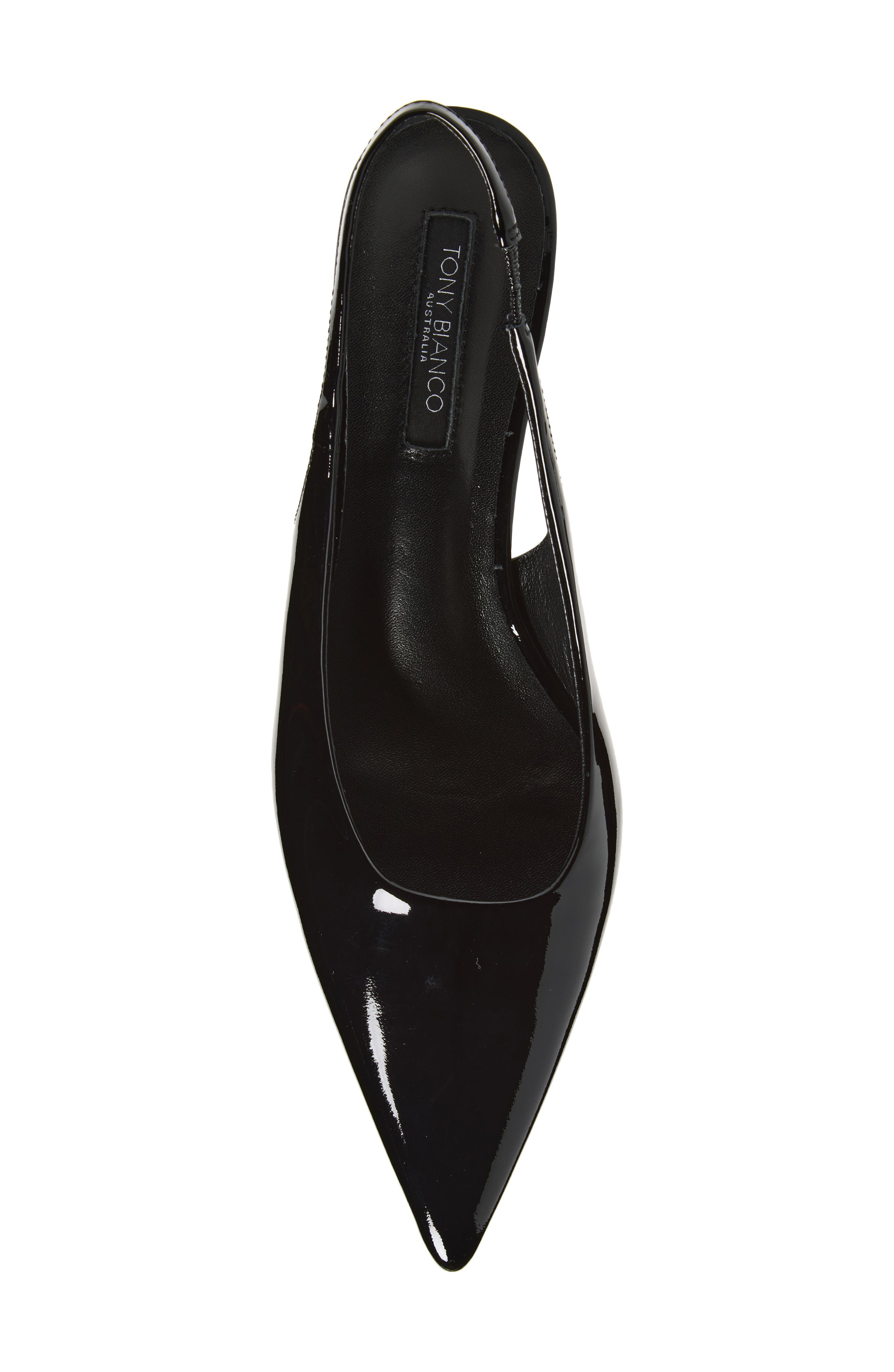 Tony Bianco Catie Slingback Pump, Alternate, color, Black Leather Ph