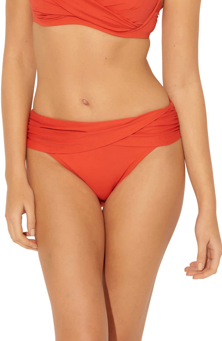 BLEU by Rod Beattie Sarong Hipster Bikini Bottoms, Main, color,