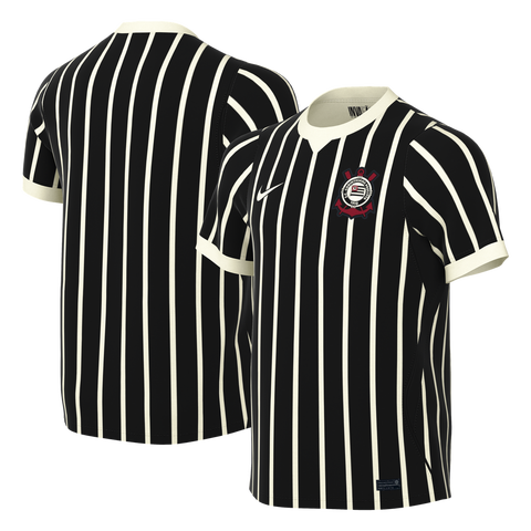 Youth Nike  Black Corinthians 2026 Stadium Replica Jersey