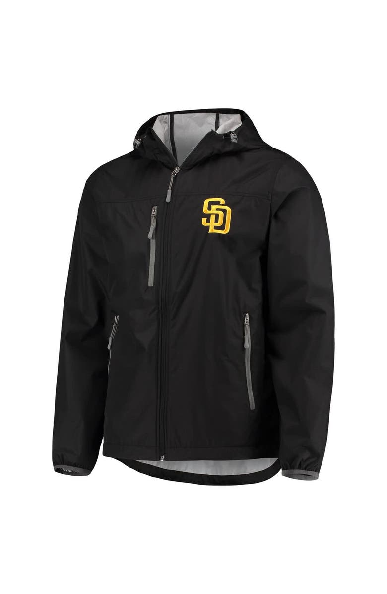 G-III SPORTS BY CARL BANKS Men's G-III Sports by Carl Banks Black San Diego Padres Double Play Hoodie Full-Zip Jacket, Alternate, color,