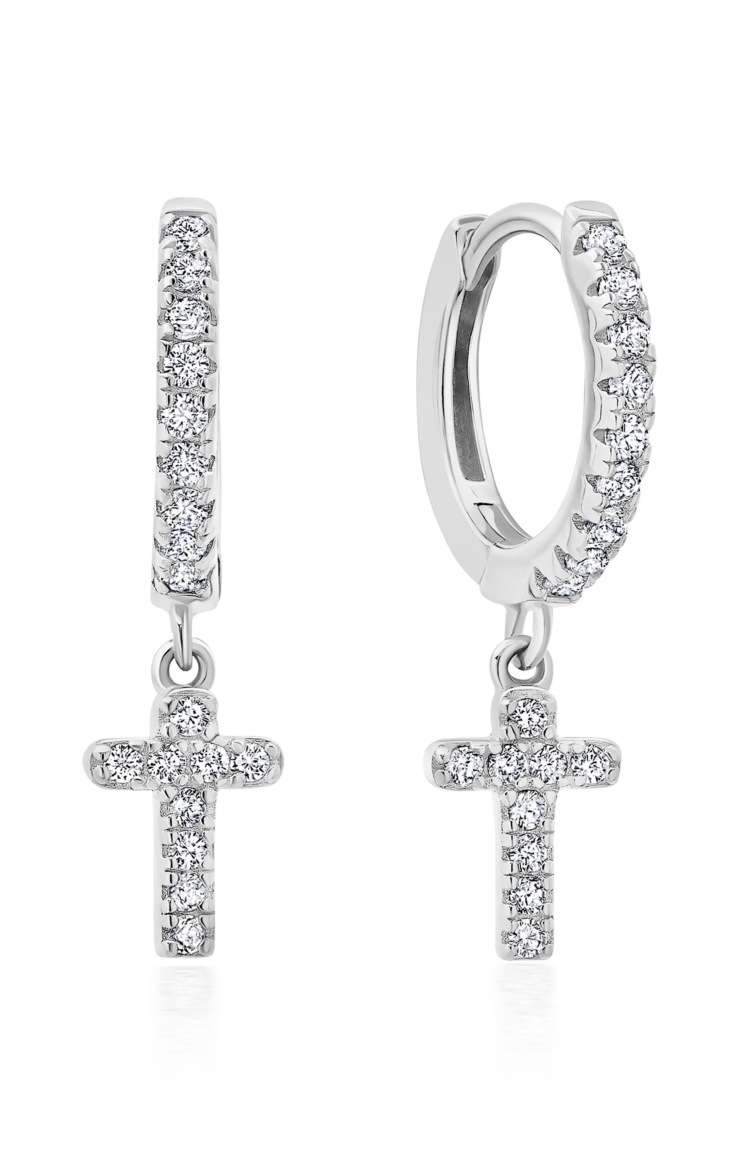 selected PURE PLATINUM/ CLEAR STONE