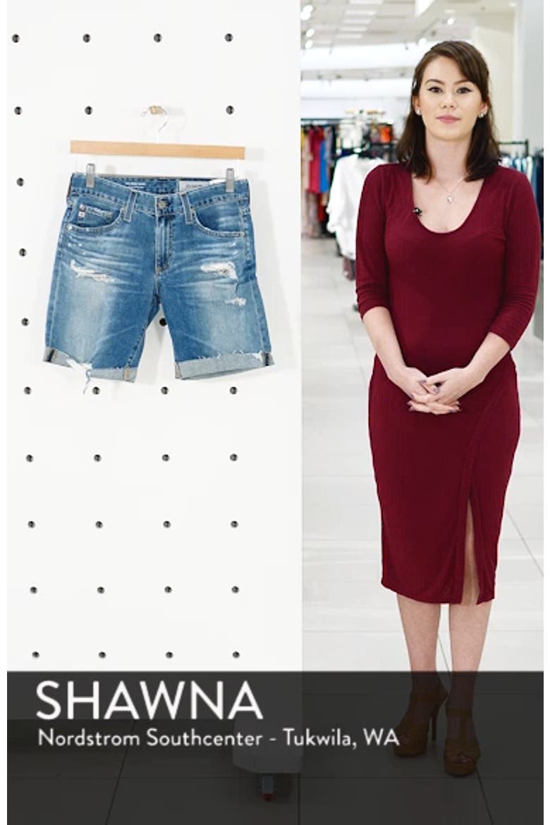 Nikki Cutoff Denim Shorts video
