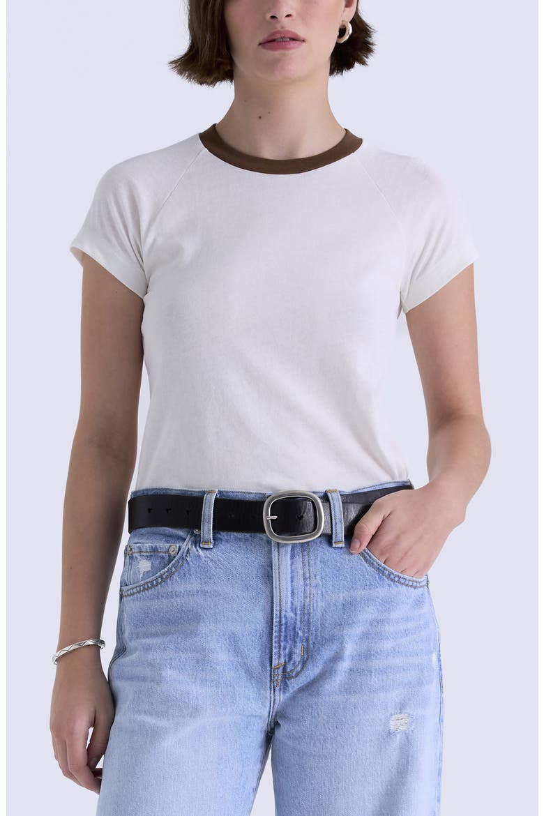 Ryn Ringer Cotton T-Shirt, Main, color, SOFT WHITE