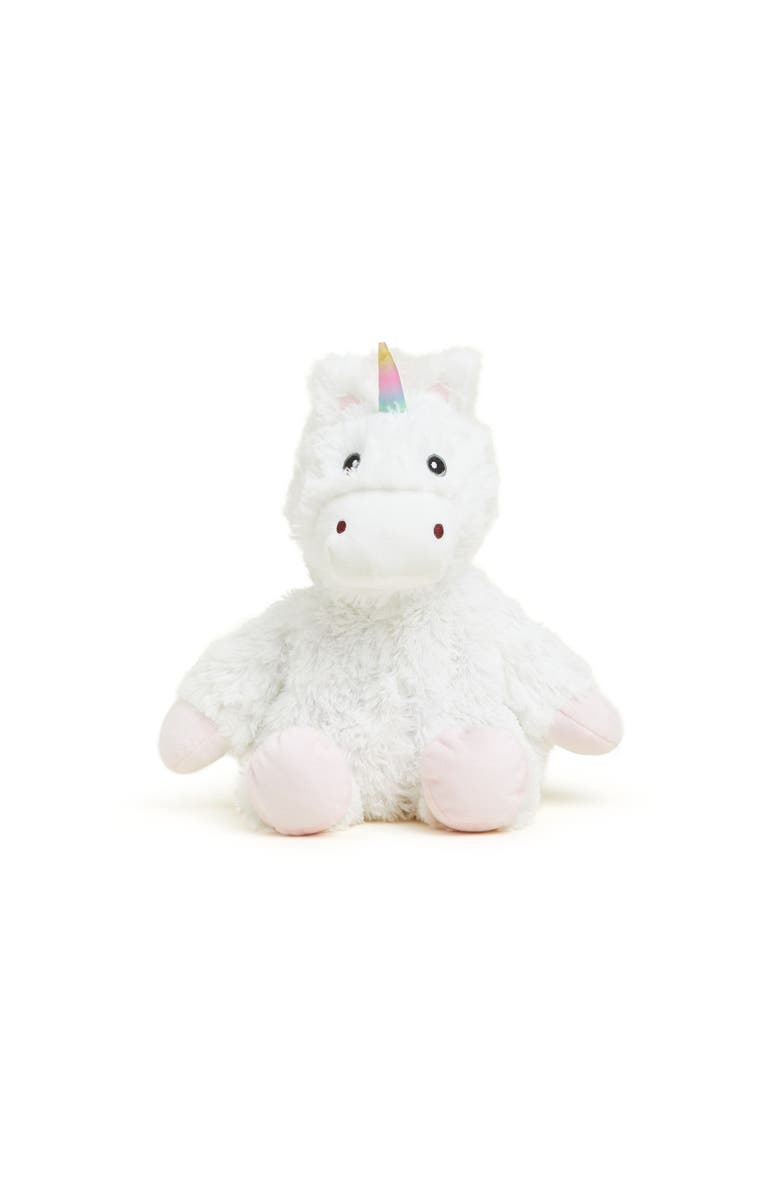 Warmies Unicorn Plush Toy, Alternate, color, White