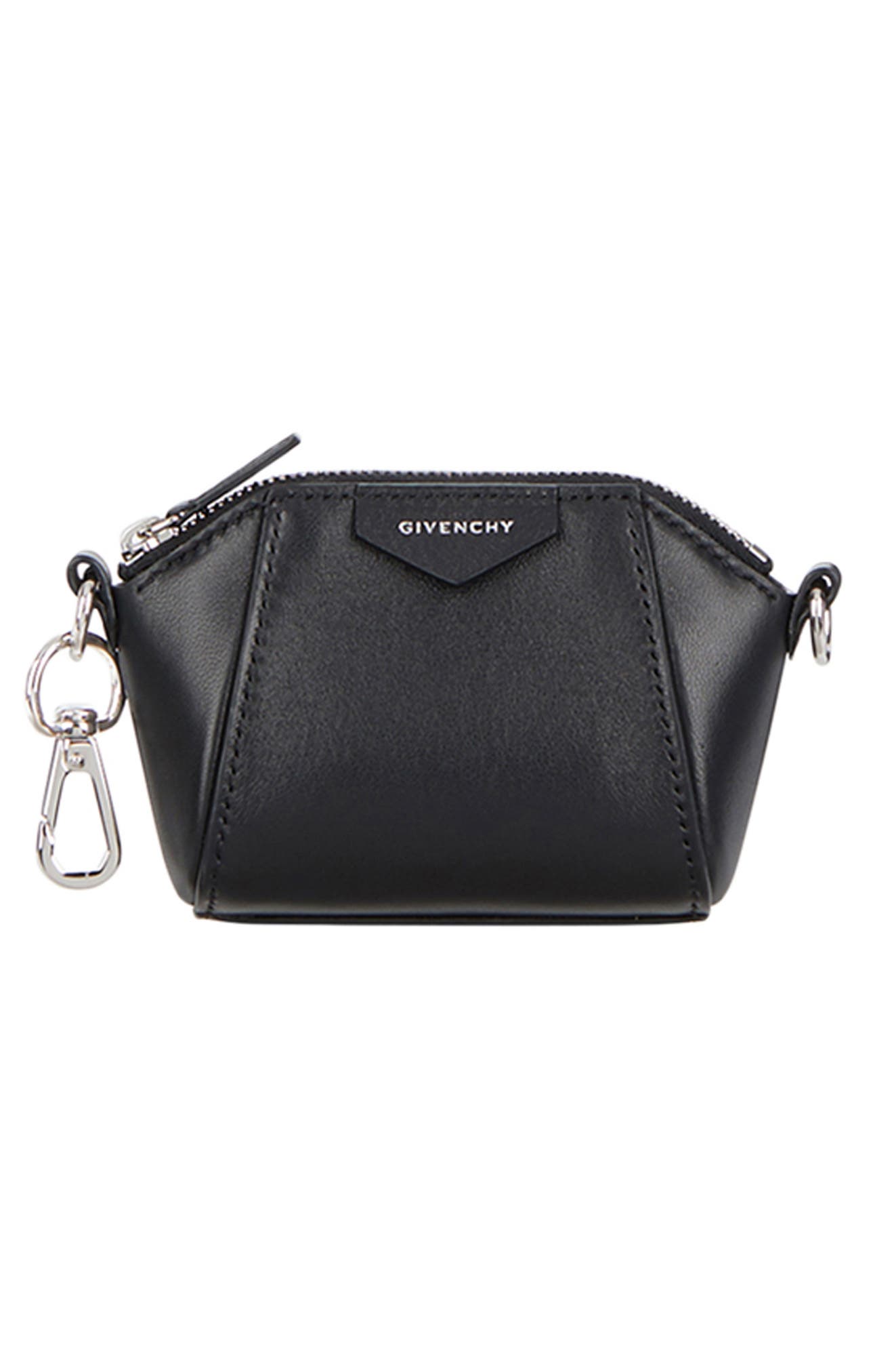 Givenchy Baby Antigona Calfskin Leather Bag, Alternate, color, 