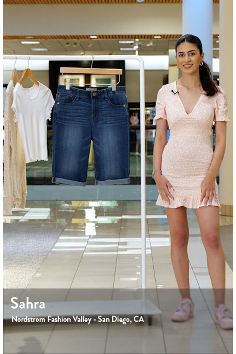 Cuffed Denim Shorts (Nordstrom Exclusive) video