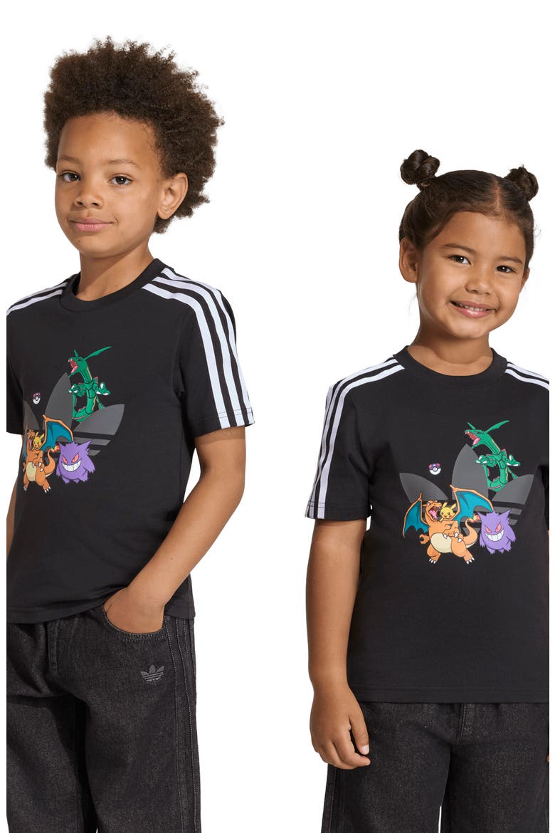 x Pokémon Kids' Cotton Graphic T-Shirt, Alternate, color, BLACK