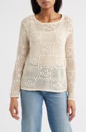 beachlunchlounge Tiara Crochet Look Sweater