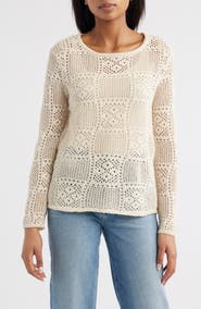 beachlunchlounge Tiara Crochet Look Sweater