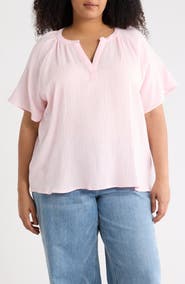 beachlunchlounge Artina Short Sleeve Blouse